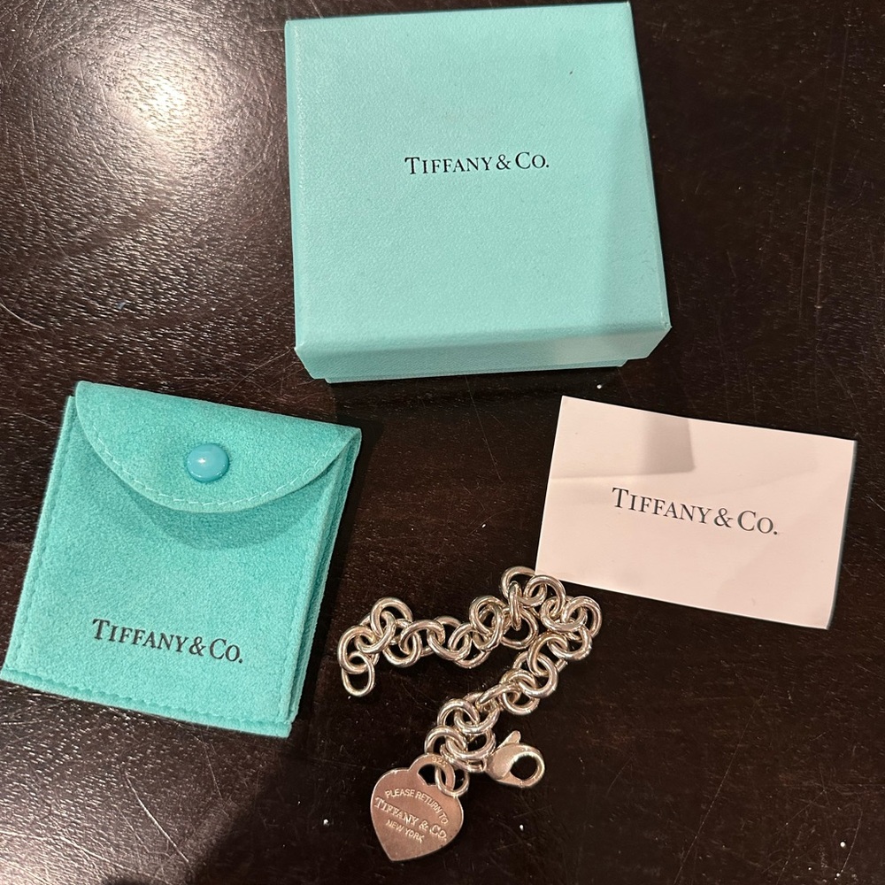 Tiffany & Co. Silver Heart Bracelet